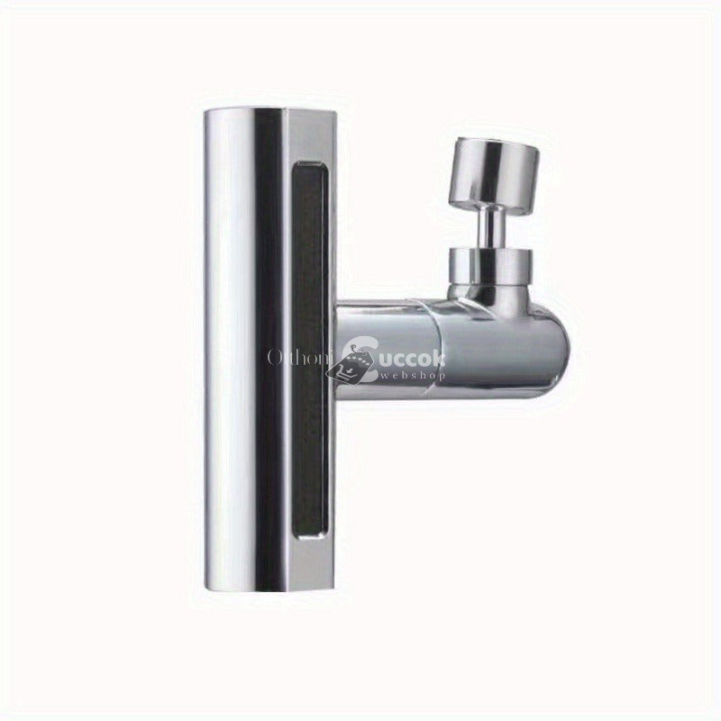 Image of 4-sebességes állítható konyhai csaptelep 360°-ban forgatható porlasztóval és kiterjesztett fröccsenésgátló kifolyóval