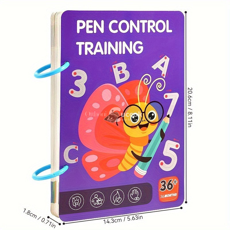 Image of Törölhető Toll Kontroll &amp; Fókusz Tréning Játék 3-6 Éves Korig