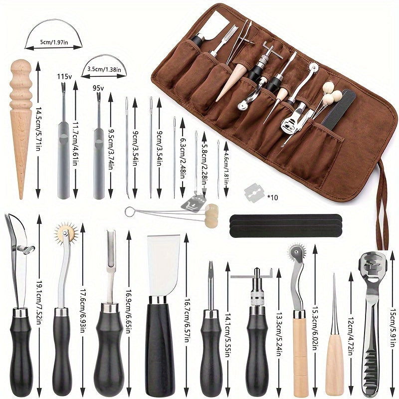 Image of Professzionális bőr megmunkáló készlet