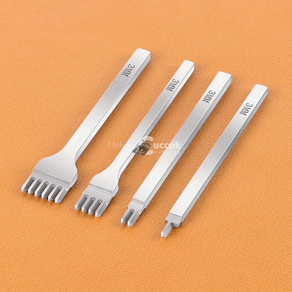 Image of Rozsdamentes acél bőrlyukasztó készlet