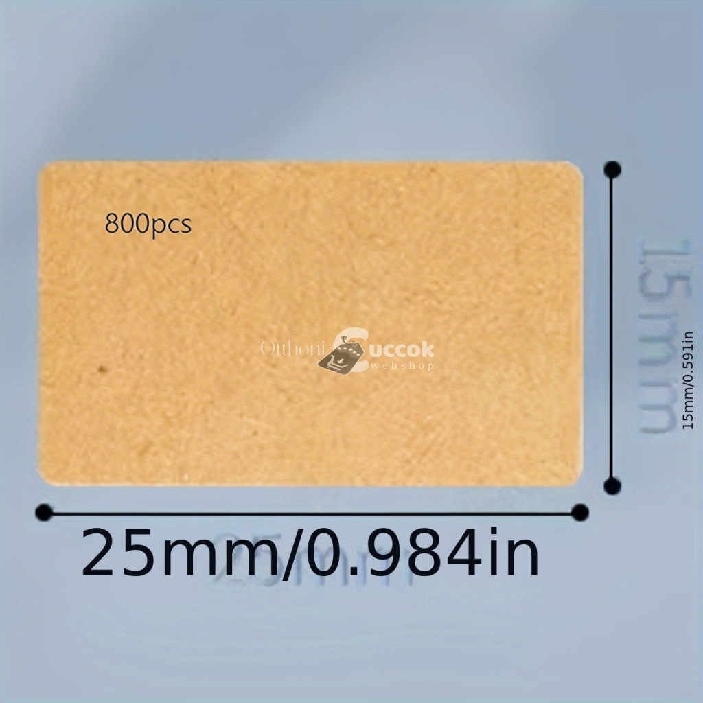 Image of Barna címkéző Papír Matrica