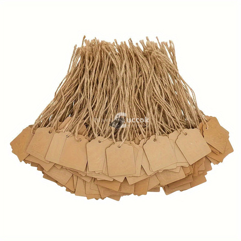 Image of 100 darab, Kraft ajándékcímke