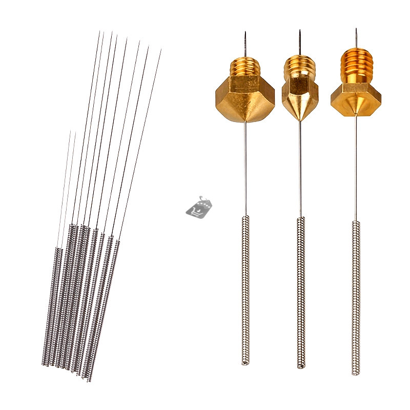 Image of 10db 3D Nyomtató Fúvókatisztító Tű Készlet