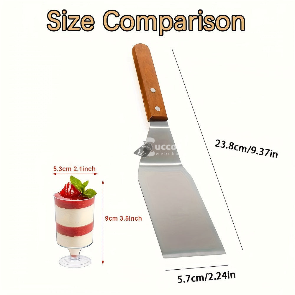 Image of Hőálló rozsdamentes acél spatula készlet