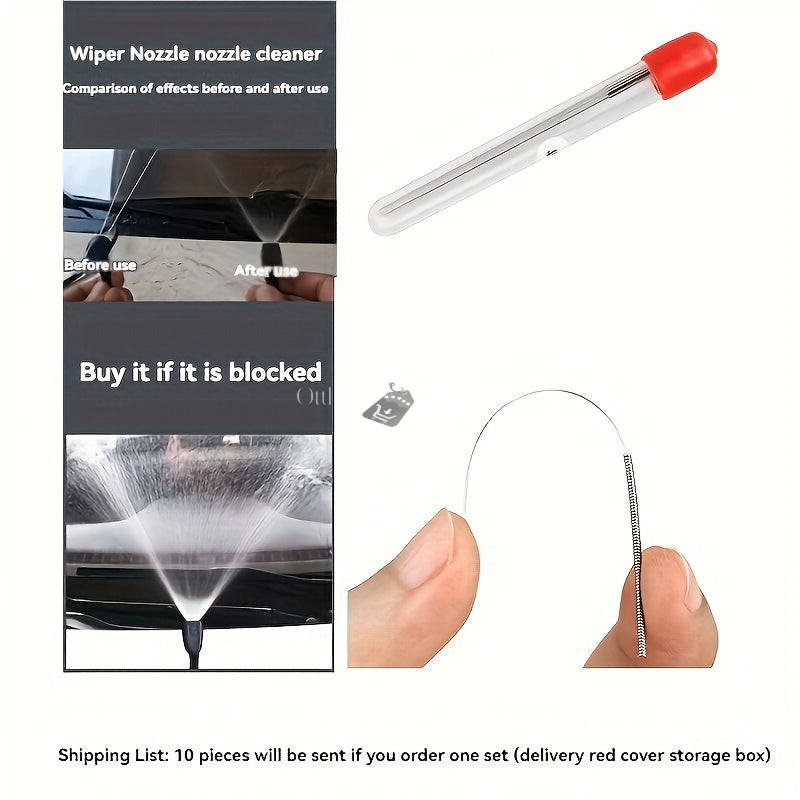 Image of 10 darabos Rozsdamentes Acél Törlőfej Tisztító Készlet