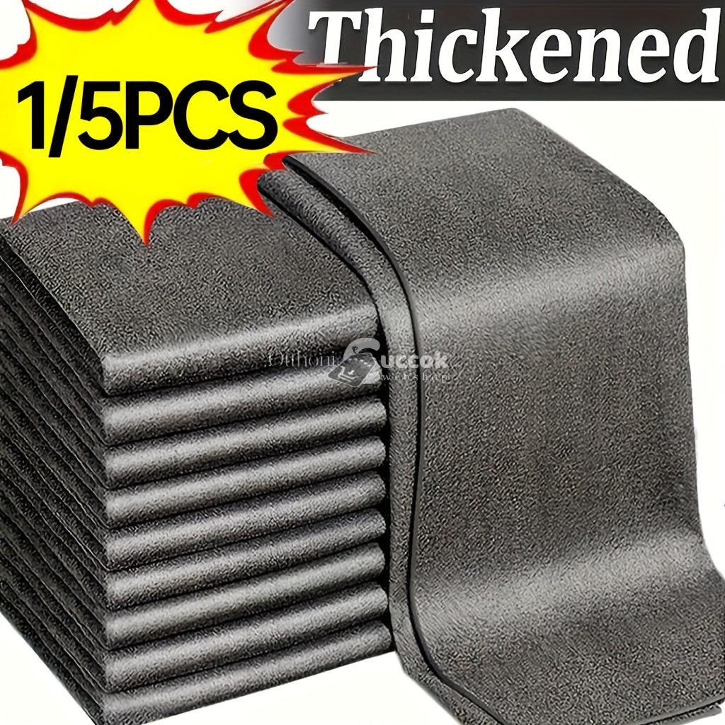 Image of Varázslatos üvegtisztító kendő, többcélú poliészter törlőkendők ablakokhoz, tükrökhöz, autómosáshoz, konyhai és fürdőszobai felületekhez