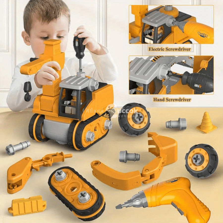 Image of 4 az 1-ben szétszerelhető és összeszerelhető mérnöki járműmodell