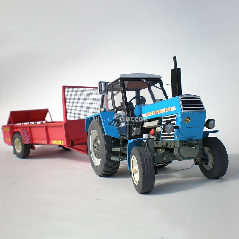 Image of Traktor modell utánfutóval