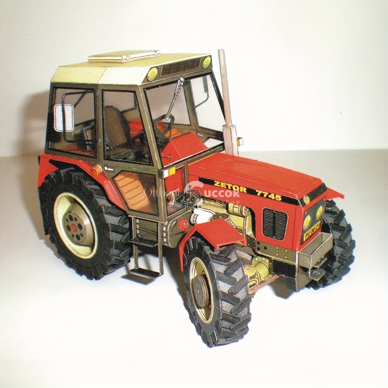 Image of Cseh Zetor traktor papírmodell készlet