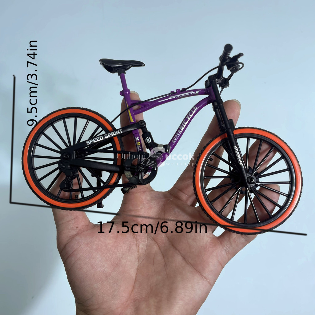 Image of Acélból készült mini hegyi kerékpár modell