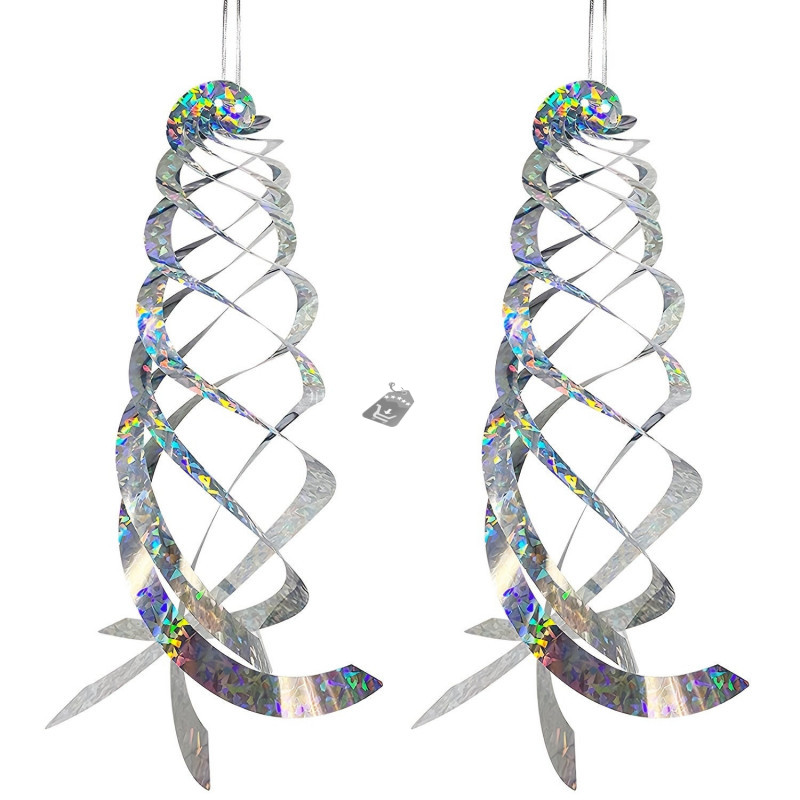 Image of 2db Madárriasztó fényvisszaverő spirál