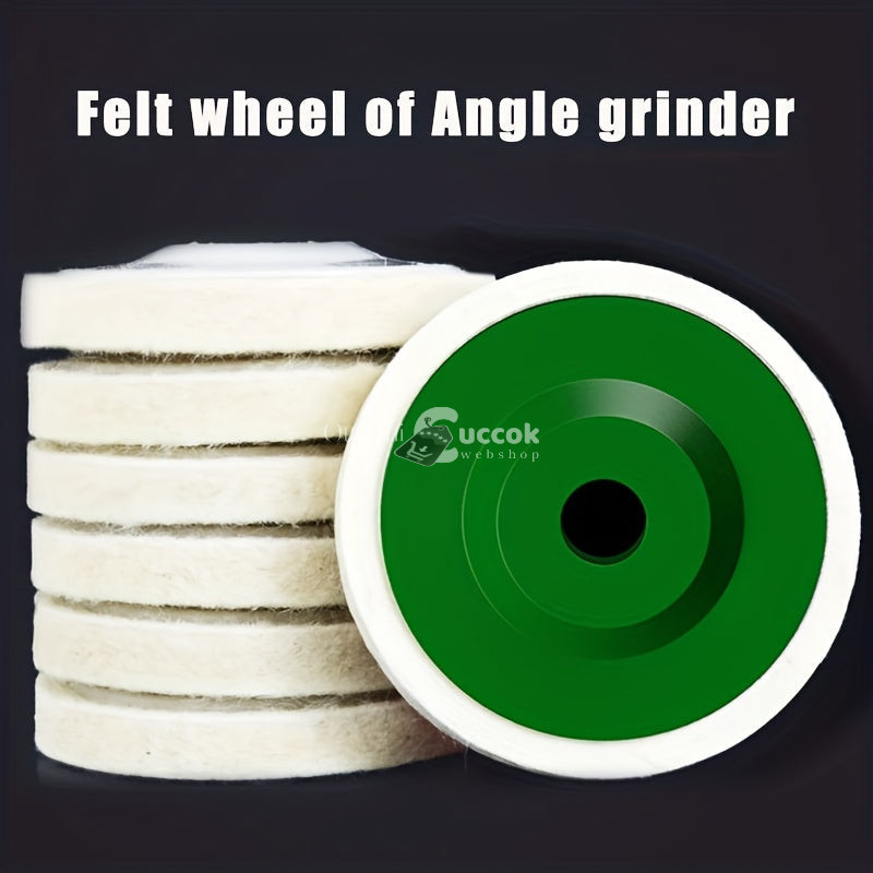 Image of 10db Rövidszálú Gyapjúkorong Polírozógéphez