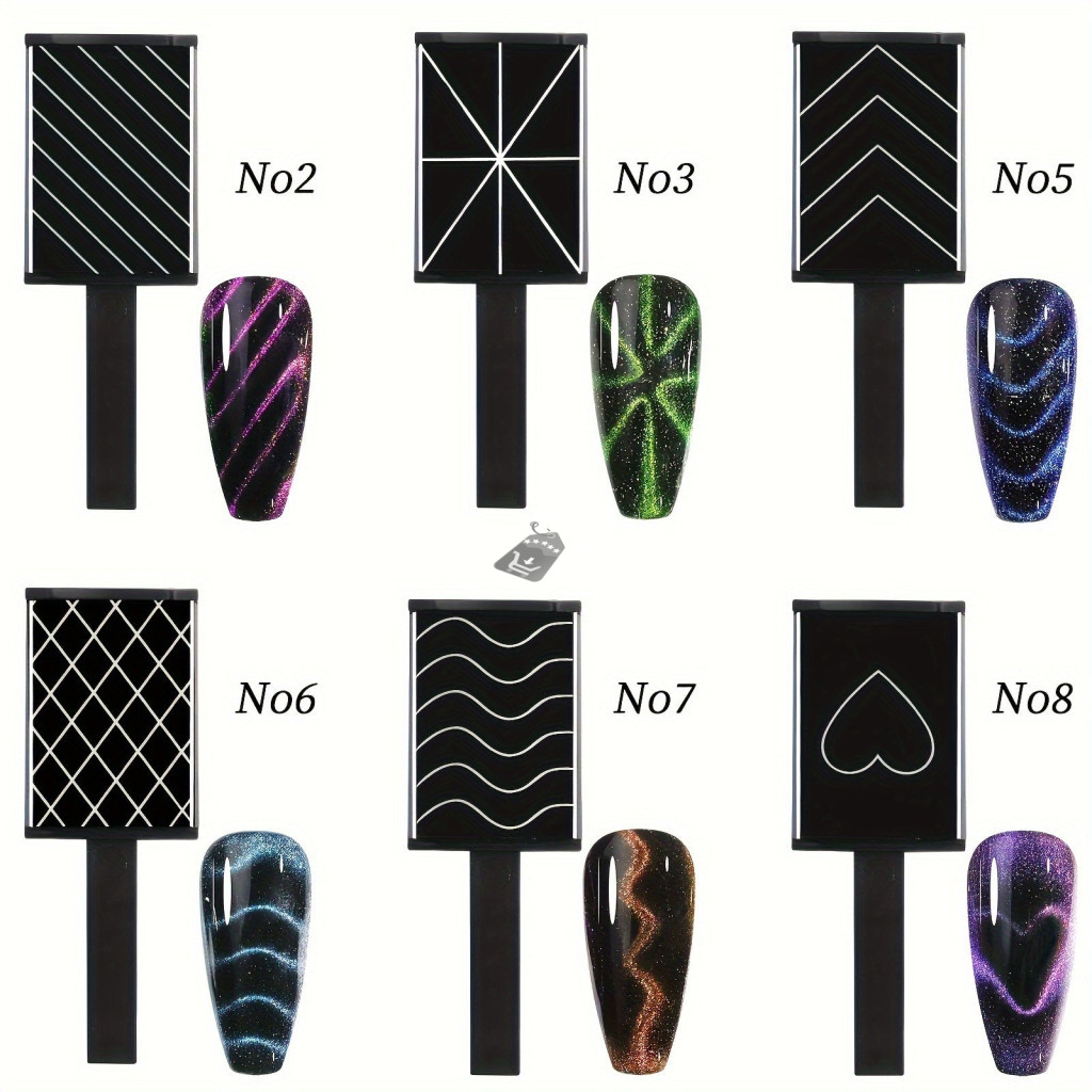 Image of Mágneses pálca 3D mágneses macskaszem gélhez, varázslatos köröm művészeti manikűr eszköz, UV gél mágneses pálca manikűr köröm művészeti eszközök