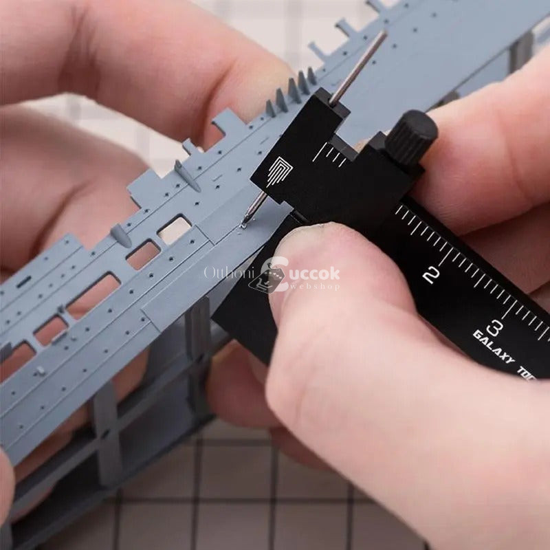 Image of Egyenlő távolságú párhuzamos vonalzó katonai miniatűr méretarányú modellkészlethez