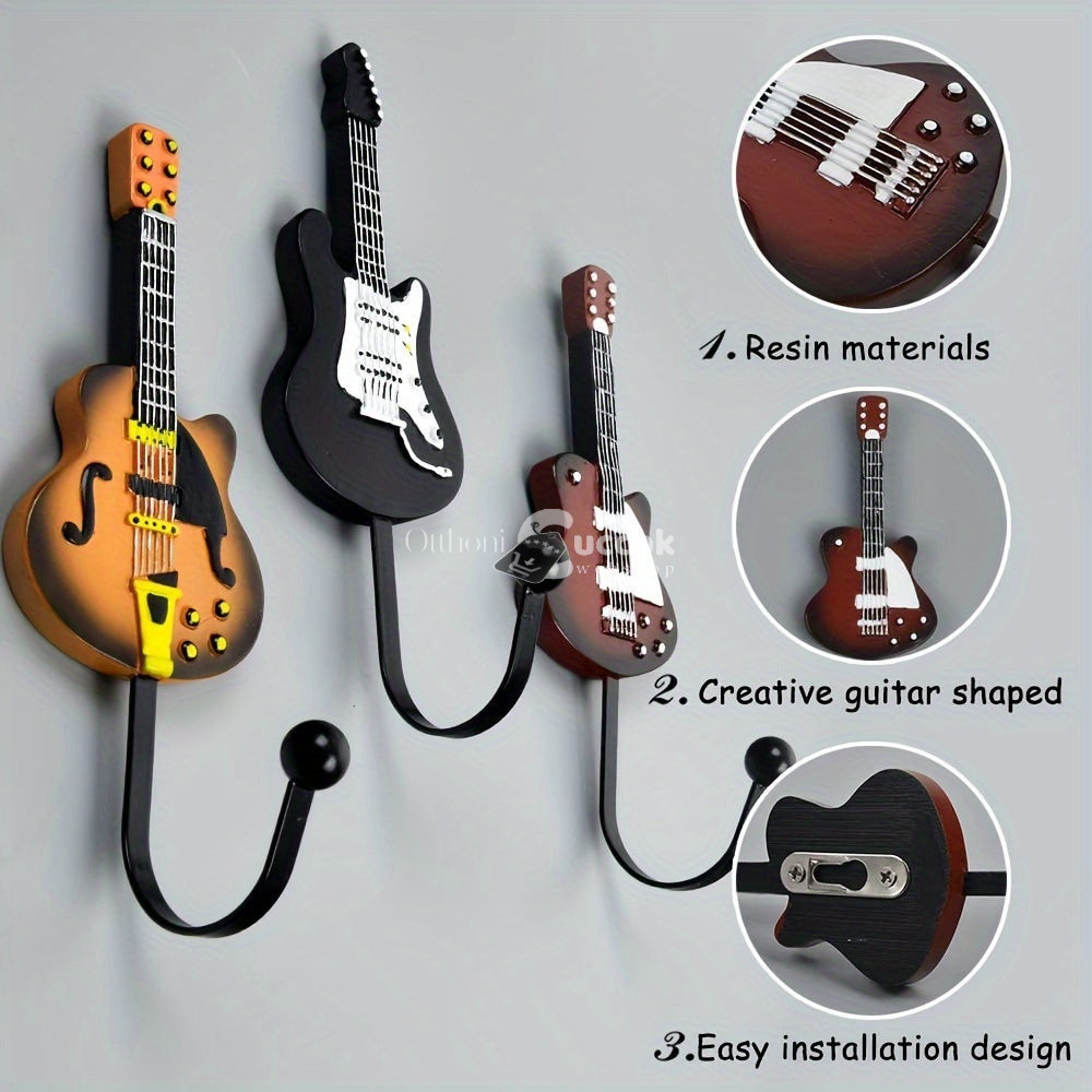 Image of 3db Gitár alakú fogas