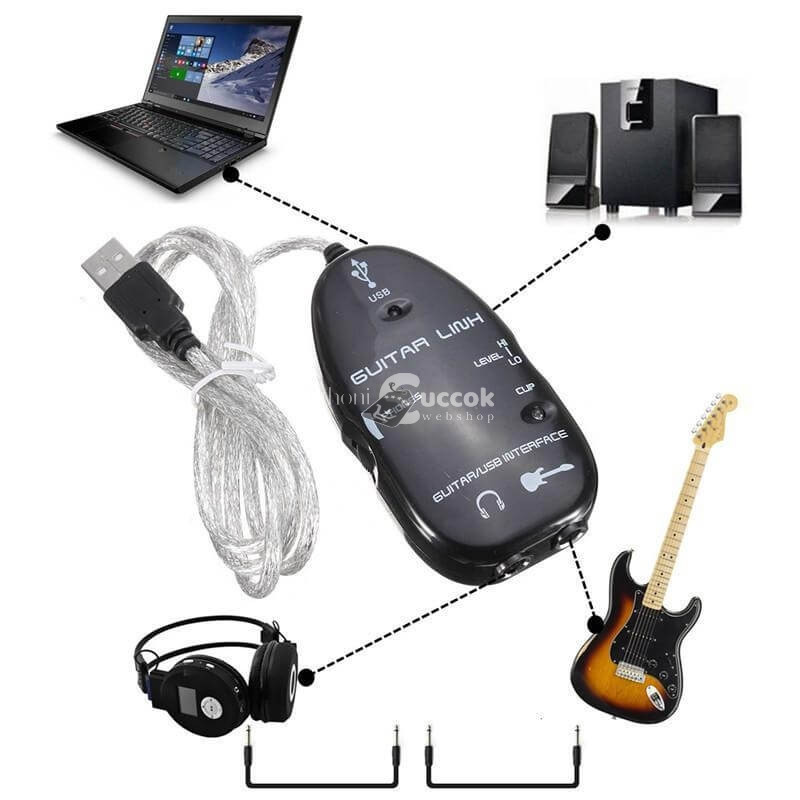Image of USB Guitar Link, Gitár hangkártya interfész