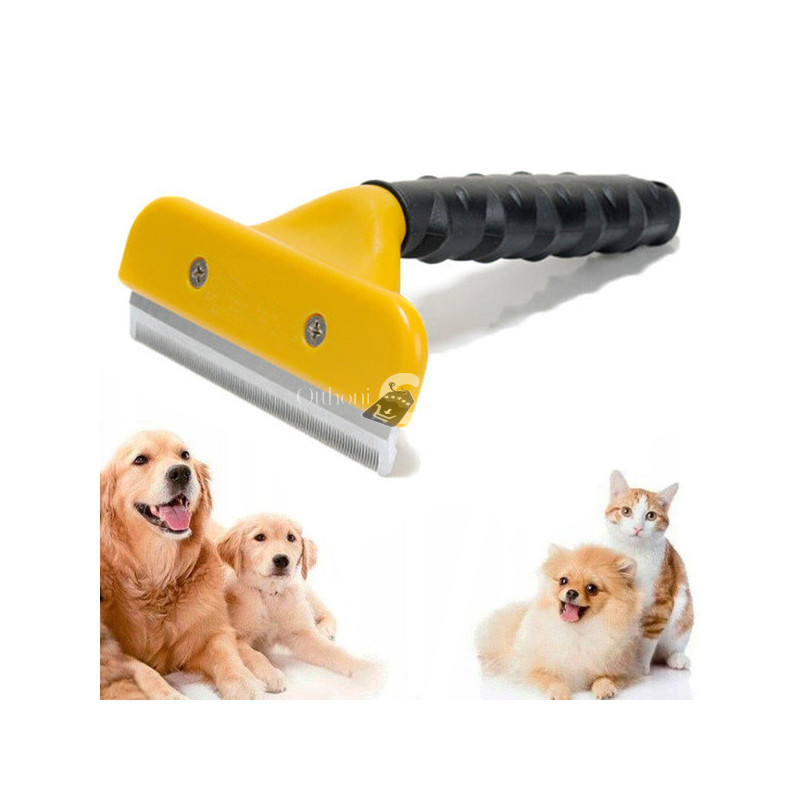 Image of Háziállatok szőrének nyírókefe 10cm - kutya, macska, ló - szőrkefe, trimmer, háziállat, szőrnyírás