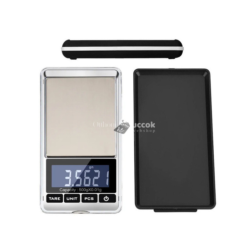 Image of Elektronikus precíziós súlymérő 500g/0.01 - digitális mérleg súlyméréshez, pontos mérés, konyhai súlymérő