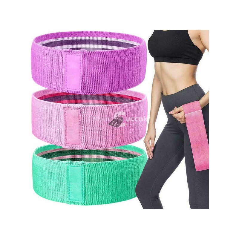 Image of 3 darab rugalmas szalag edzéshez - fitness gumiszalagok - sport rugalmas szalagok - edzés eszközök - fitnesz kiegészítők
