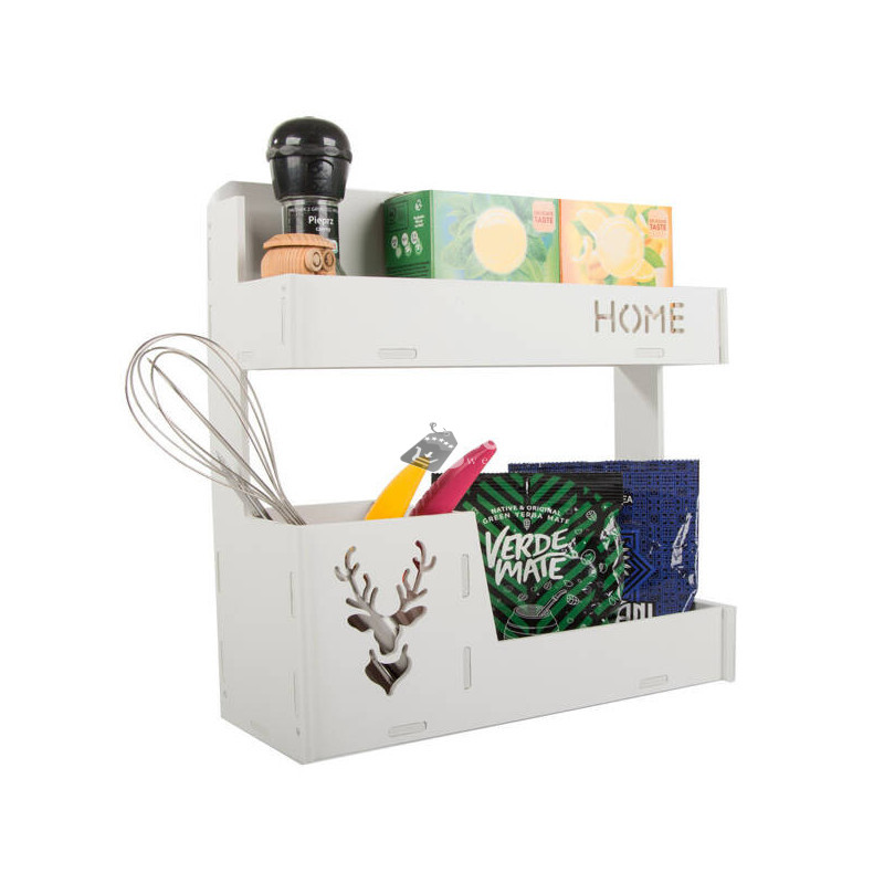 Image of Szervező akasztós polc konyhaszekrénybe - praktikus tárolás, rendszerezés, helytakarékosság.