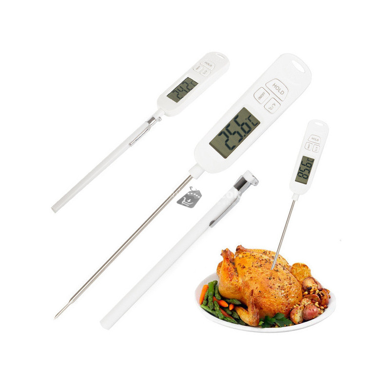 Image of Digitális konyhai hőmérő bor és hús szelektív tűvel
