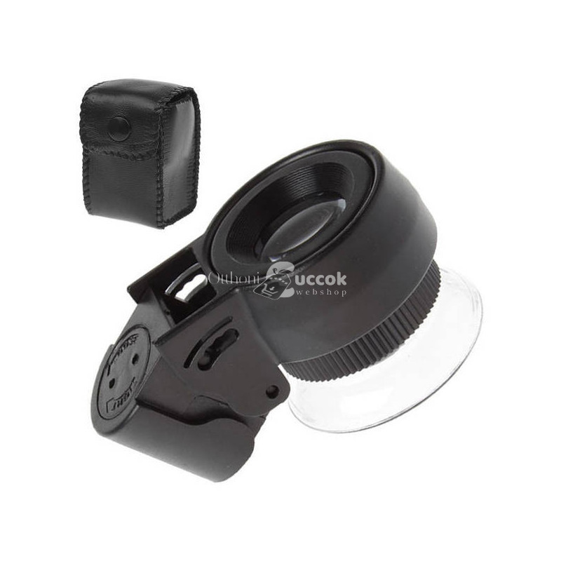 Image of Ékszerész nagyító 2 LED UV 45x üveggel