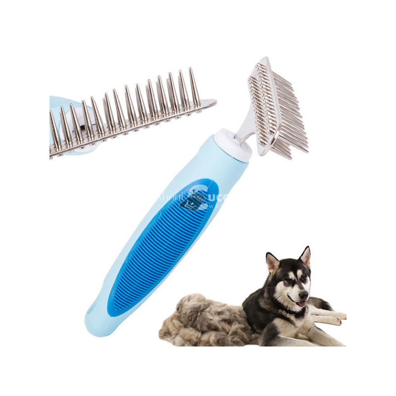 Image of Nagy kutya- és macskaszőr vágószőrkefe - trimmer comb brush