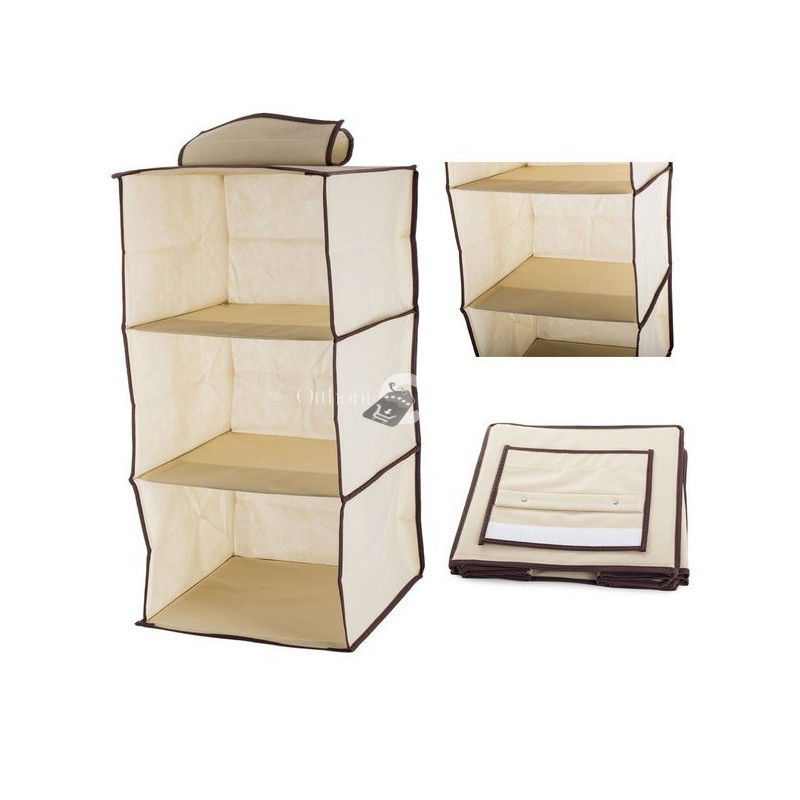 Image of Ruhatárszervező függő polc 3 polccal 60cm