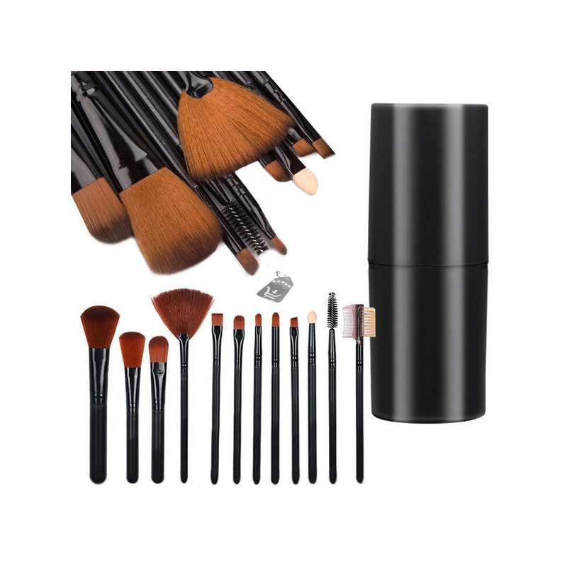 Image of Professzionális smink ecset készlet 12 darabos