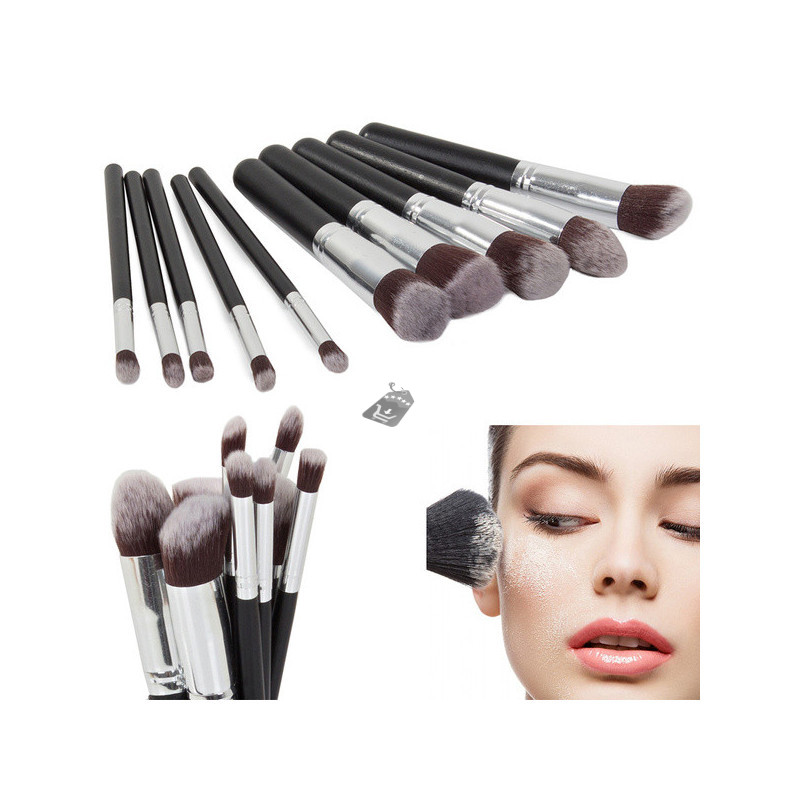 Image of 10 darab professzionális smink ecset készlet