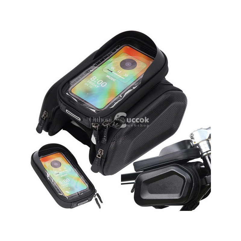 Image of Kerékpár váz táska telefon tok kerékpár vízálló - Kerékpár tartó tok pannier telefon vízálló