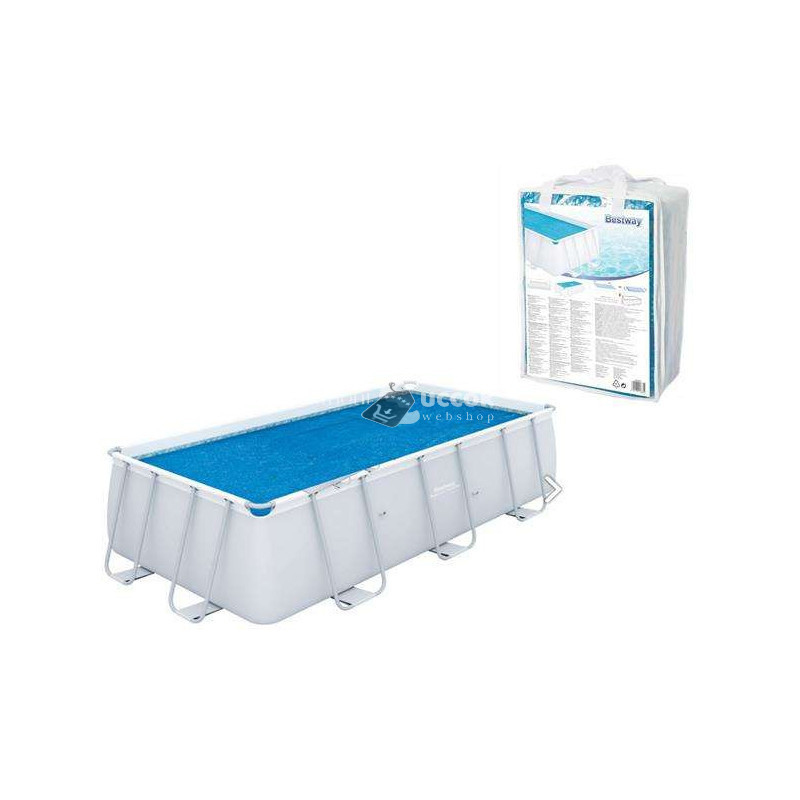 Image of Napelemes medence fólia BESTWAY 58240 - medence takaró, napelemes fűtés, medence védelem, medence takaró fólia