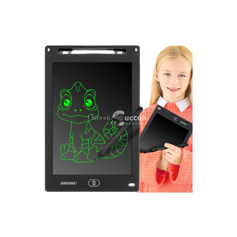 Image of 12 colos rajztábla fekete KRUZZEL 22456